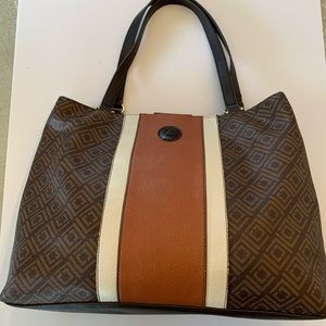 Liz Claiborne Monogram Signature Tote / Purse
